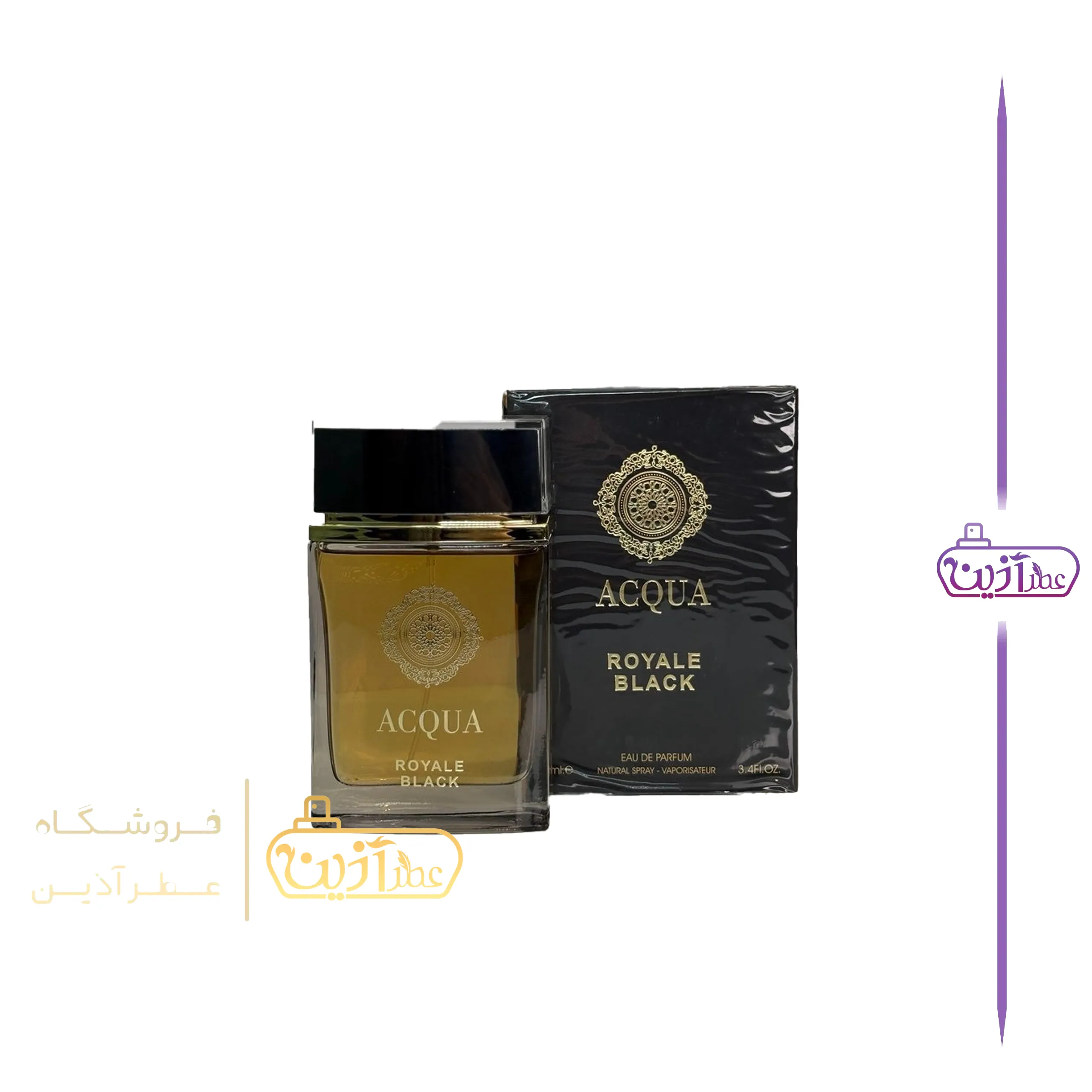 ادکلن آکوا رویال بلک فرگرانس ورد